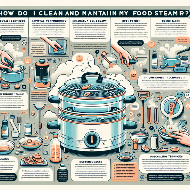 How Do I Clean And Maintain My Food Steamer?