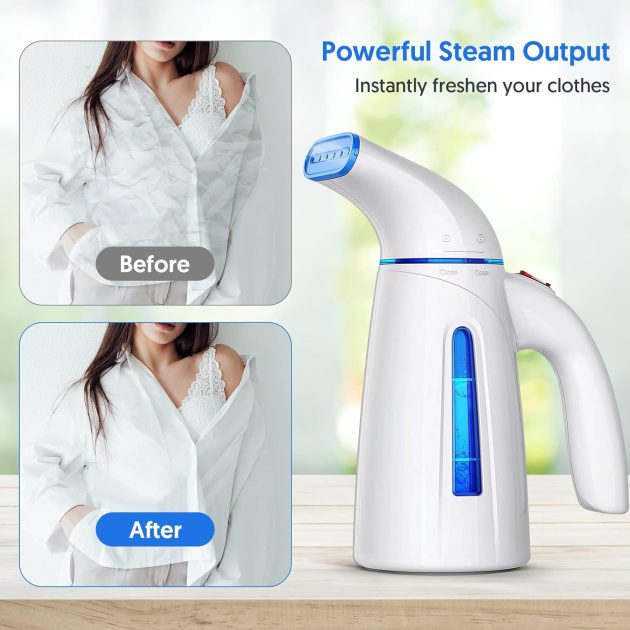 OGHom Steamer for Clothes Steamer, Handheld Clothing Steamer for Garment, 240ml Portable Travel Steam Iron